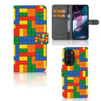 Motorola Edge 30 Pro | Telefoon Hoesje | Blokken | Portemonnee hoesje
