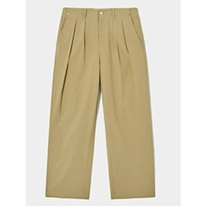 Voor heren Broek Chinese Chino broek Zak Recht been Effen Comfort Ademend Buiten Dagelijks Uitgaan Katoenmix Modieus Casual Khaki Lightinthebox