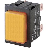 Marquardt 1660.0202 1660.0202 Drukschakelaar 250 V/AC 16 A 2x uit/aan Continu Groen (l x b) 25 mm x 33 mm IP40 1 stuk(s) Piece - thumbnail