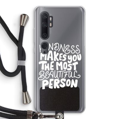 The prettiest: Xiaomi Mi Note 10 Pro Transparant Hoesje met koord