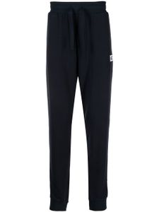 BOSS pantalon de jogging à logo imprimé - Bleu