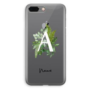Green Brush: iPhone 8 Plus Transparant Hoesje