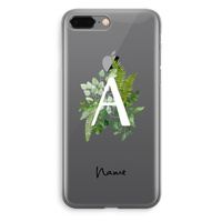 Green Brush: iPhone 8 Plus Transparant Hoesje