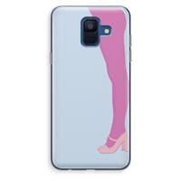 Pink panty: Samsung Galaxy A6 (2018) Transparant Hoesje
