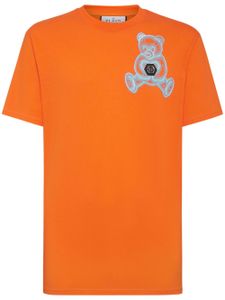 Philipp Plein t-shirt en coton à imprimé Teddy Bear - Orange