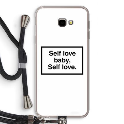 Self love: Samsung Galaxy J4 Plus Transparant Hoesje met koord