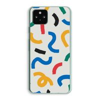 Illustratieve pop 2: Google Pixel 5a 5G Transparant Hoesje