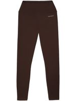 Sporty & Rich legging N.03 à logo imprimé - Marron