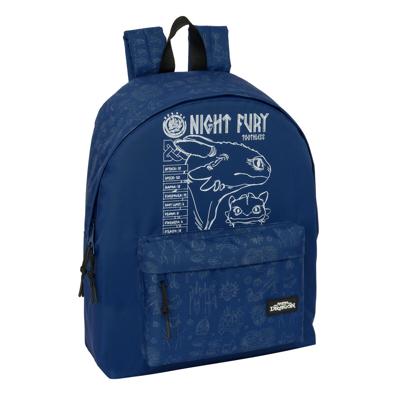 Schoolrugzak How to Train Your Dragon Donkerblauw 33 x 42 x 15 cm
