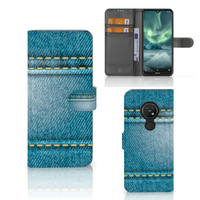 Nokia 7.2 | Nokia 6.2 Wallet Case met Pasjes Jeans