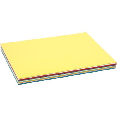 Colortime Lentekarton, a5, vel 148x210 mm, 180 gr, diverse kleuren, 60 div vellen/ 1 doos