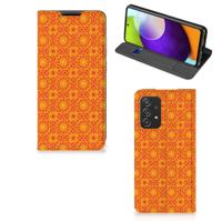 Samsung Galaxy A52 | Hoesje met Magneet | Batik Oranje