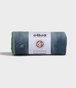 Manduka eQua Yoga Handdoek - Maldive - Handgeverfd