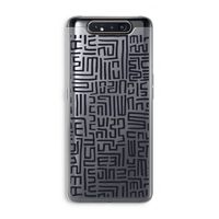 Moroccan Print: Samsung Galaxy A80 Transparant Hoesje