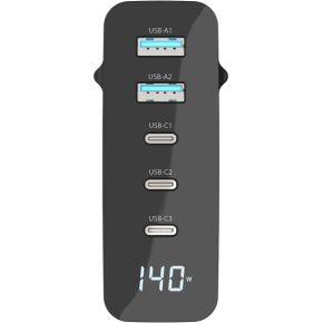 Sitecom 140W Power Delivery Wall Charger with LED display