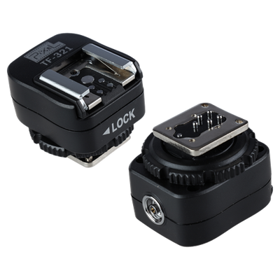 Pixel e-ttl hotshoe adapter tf-321 voor canon