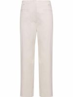 Proenza Schouler pantalon évasé à taille mi-haute - Blanc - thumbnail