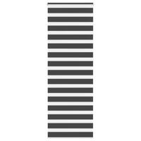 VidaXL Zebra rolgordijn 75x230 cm stofbreedte 70,9 cm zwart