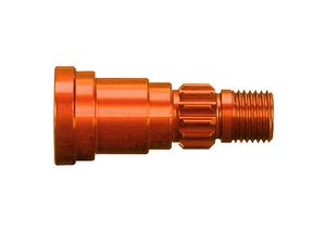 Stub axle, aluminum (orange-anodized) (1) (TRX-7768T)