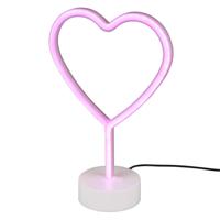 Trio Tafellamp Heart met roze licht R55210101