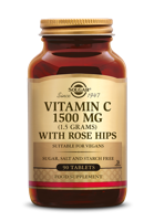 Solgar Vitamine C with Rose Hips (Rozenbottel) 1500 mg Tabletten