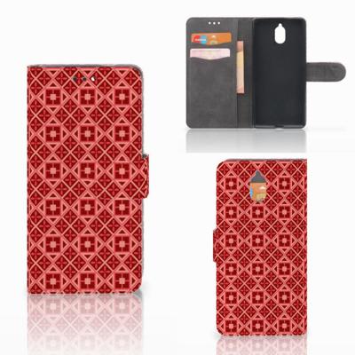 Nokia 3.1 (2018) | Telefoon Hoesje | Batik Rood