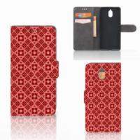 Nokia 3.1 (2018) | Telefoon Hoesje | Batik Rood