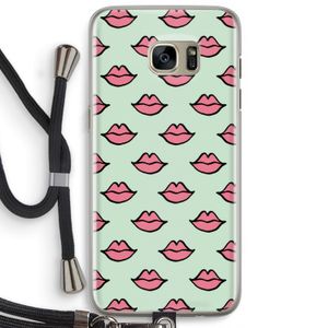Lipjes: Samsung Galaxy S7 Edge Transparant Hoesje met koord