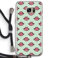Lipjes: Samsung Galaxy S7 Edge Transparant Hoesje met koord Lipjes: Samsung Galaxy S7 Edge Transparant Hoesje met koord