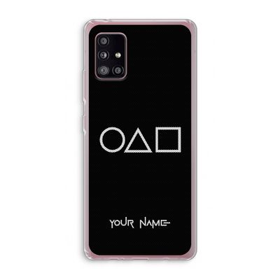 Squid Game: Samsung Galaxy A51 5G Transparant Hoesje