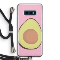 Avocado: Samsung Galaxy S10e Transparant Hoesje met koord