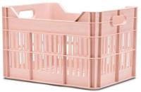 Gerecyclede Fietskrat Urban Proof Click 30 Liter - Pastelroze