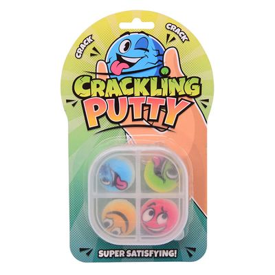 Johntoy crackling putty in bewaardoos, 4st.