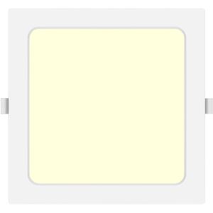 LED Downlight Pro - Aigi Trinko - Inbouw Vierkant 15W - Warm Wit 3000K - Mat Wit - Kunststof - 175mm