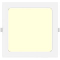 LED Downlight Pro - Aigi Trinko - Inbouw Vierkant 15W - Warm Wit 3000K - Mat Wit - Kunststof - 175mm