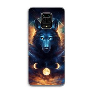 Wolf Dreamcatcher: Xiaomi Redmi Note 9 Pro Transparant Hoesje