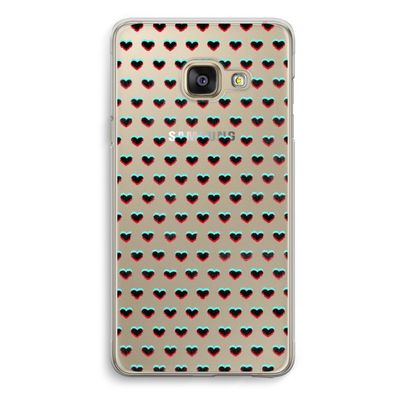Hartjes: Samsung A3 (2017) Transparant Hoesje