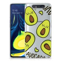 Samsung Galaxy A80 Telefoonhoesje met Naam Avocado Singing - thumbnail