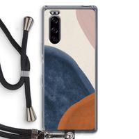Geo #1: Sony Xperia 5 Transparant Hoesje met koord