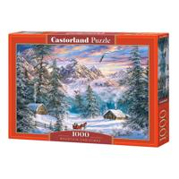 Selecta Castorland legpuzzel mountain christmas, 1000st.