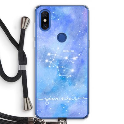 Sterrenbeeld - Licht: Xiaomi Mi Mix 3 Transparant Hoesje met koord