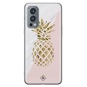 OnePlus Nord 2 hoesje siliconen - Ananas