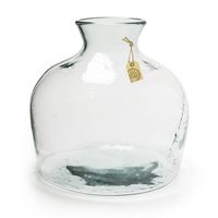 Transparante Eco terrarium vaas/vazen van glas 35 x 34 cm - Vazen - thumbnail