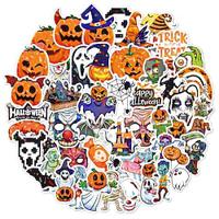 halloween stickers holografische laserbagage waterbeker vakantie feestdecoratie halloween waterdichte stickers Lightinthebox