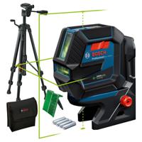 Bosch Professional GCL 2-50 G Kruislijnlaser Groen + BT 150 Statief - 0601066M01