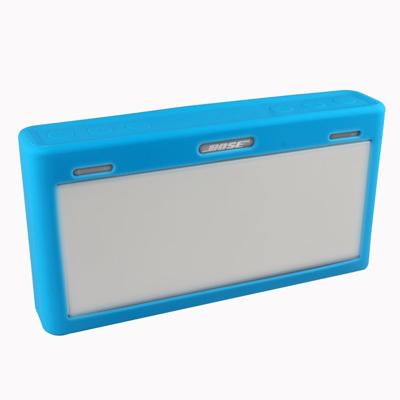 Draagbare waterdichte silica gel Bluetooth Speaker beschermhoes voor Bose SoundLink III (blauw)