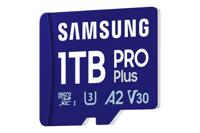 Samsung microSD Card PRO Plus (2023) miniSDXC-kaart Retail 1 TB Class 10, UHS-Class 1, Class 3 UHS-I , v30 Video Speed Class, A2 Application Performance Class