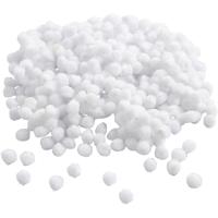 Creativ Company Pom-poms, d 5 mm, wit, 550 stuk/ 1 doos