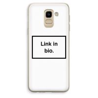 Link in bio: Samsung Galaxy J6 (2018) Transparant Hoesje