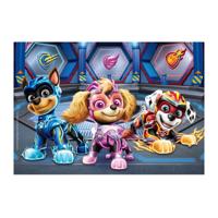 Clementoni legpuzzel super color paw patrol the mighty movie, 2x60st.